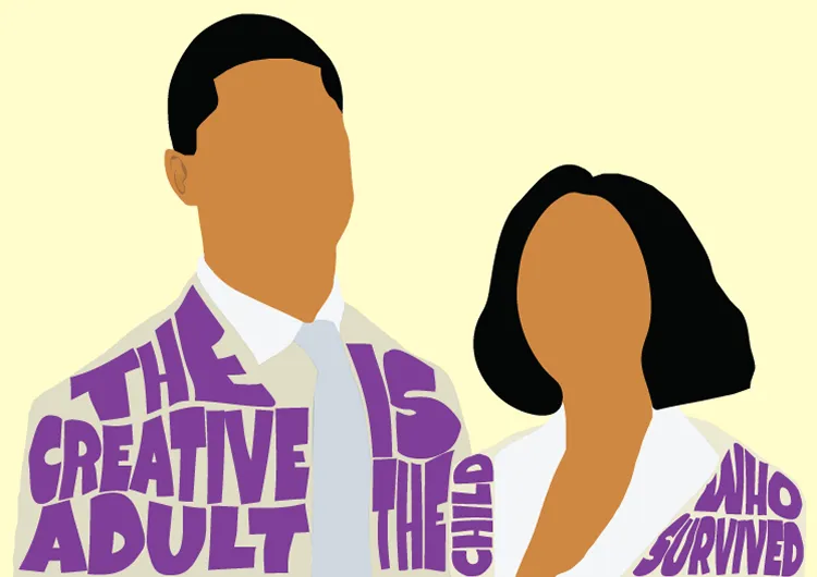 Creative Adult podcast brand identity